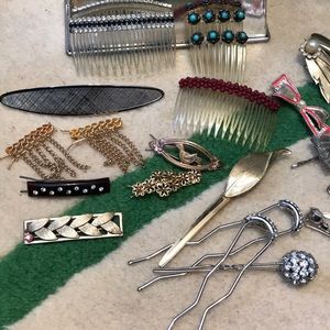 30+  Lot of Vintage Hair Accessories.